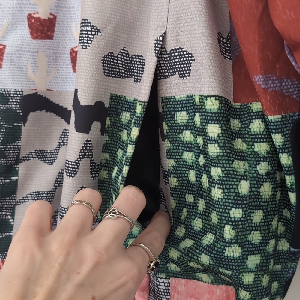 Multicolor Soft Bomber Jacket - Picture 7 of 10
